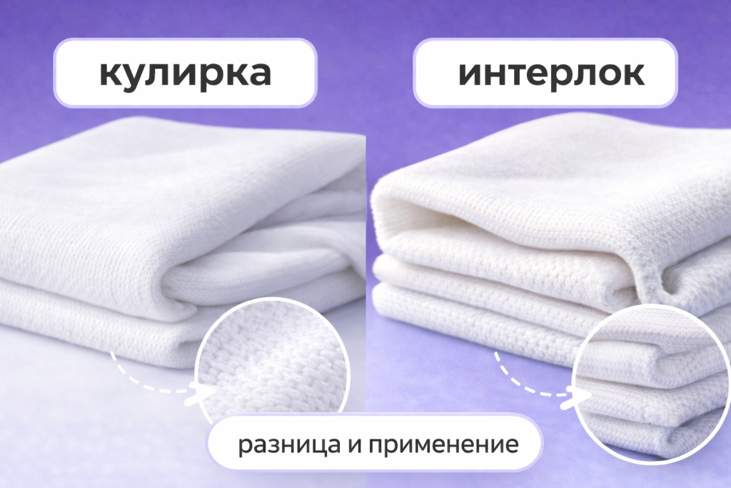 Чем отличается кулирка от интерлока: что лучше выбрать, разница и применение