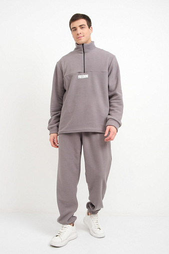 Костюм мужской Бэст флис серый
