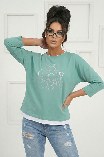 Лонгслив жен. Вегас св.изумруд