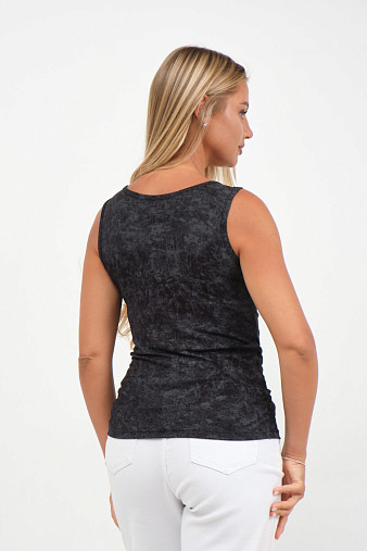 Майка вискозная Элина черный