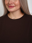 Футболка женская Классика шоколад