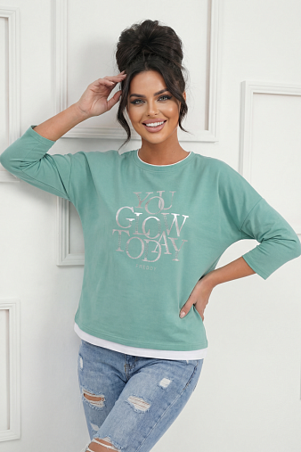 Лонгслив жен. Вегас св.изумруд