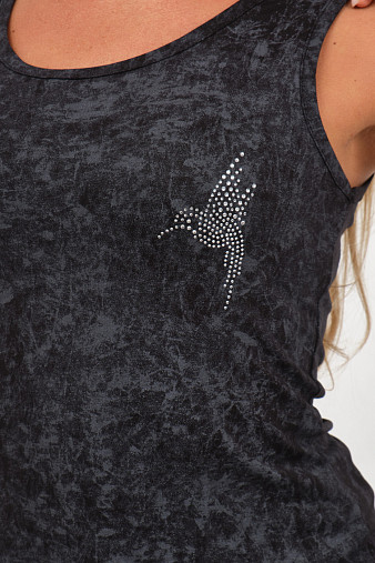 Майка вискозная Элина черный