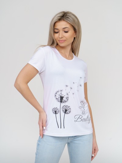 Футболка Одуванчик белый