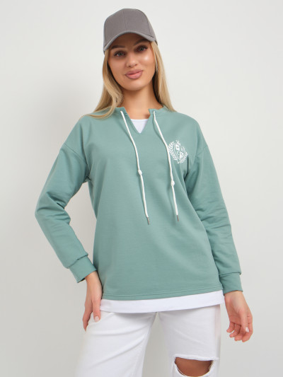 Свитшот женский Гранд св.изумруд