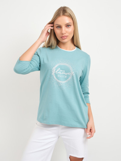 Лонгслив женский Магия аква