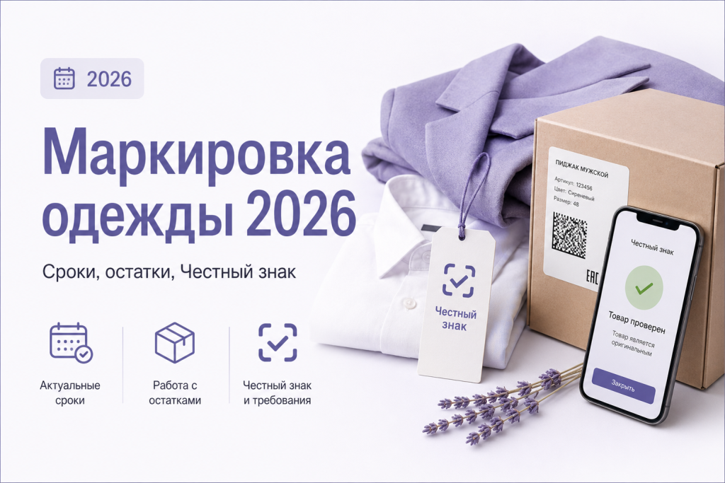 Маркировка одежды в 2026 году – что изменилось и как работать по новым правилам