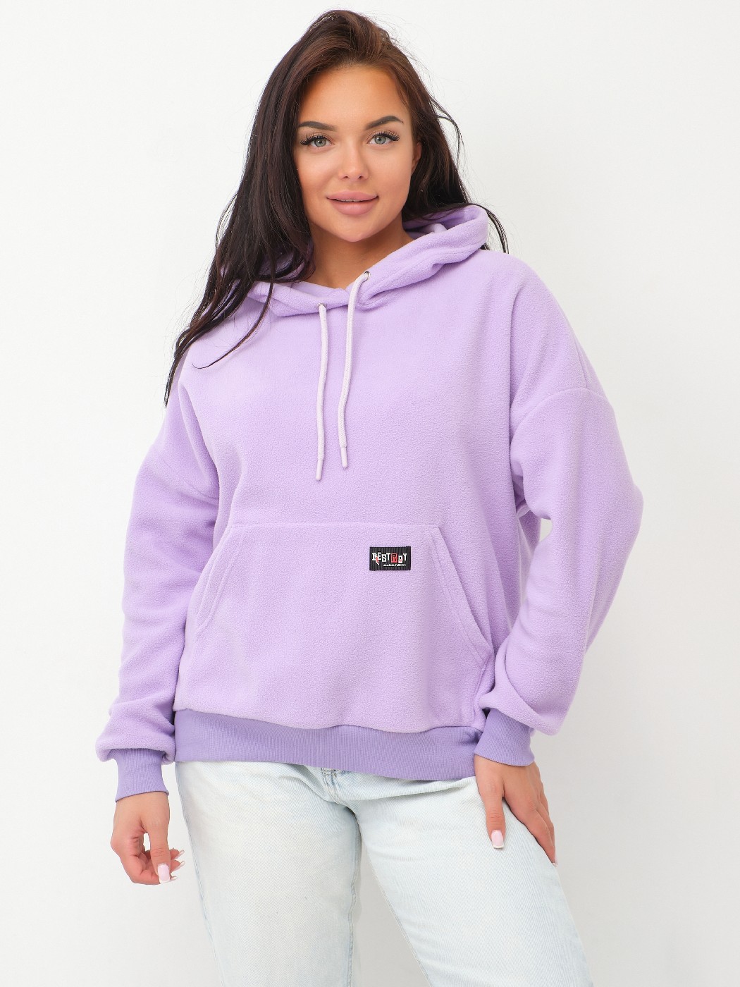 Толстовка женская Бэлла флис лаванда