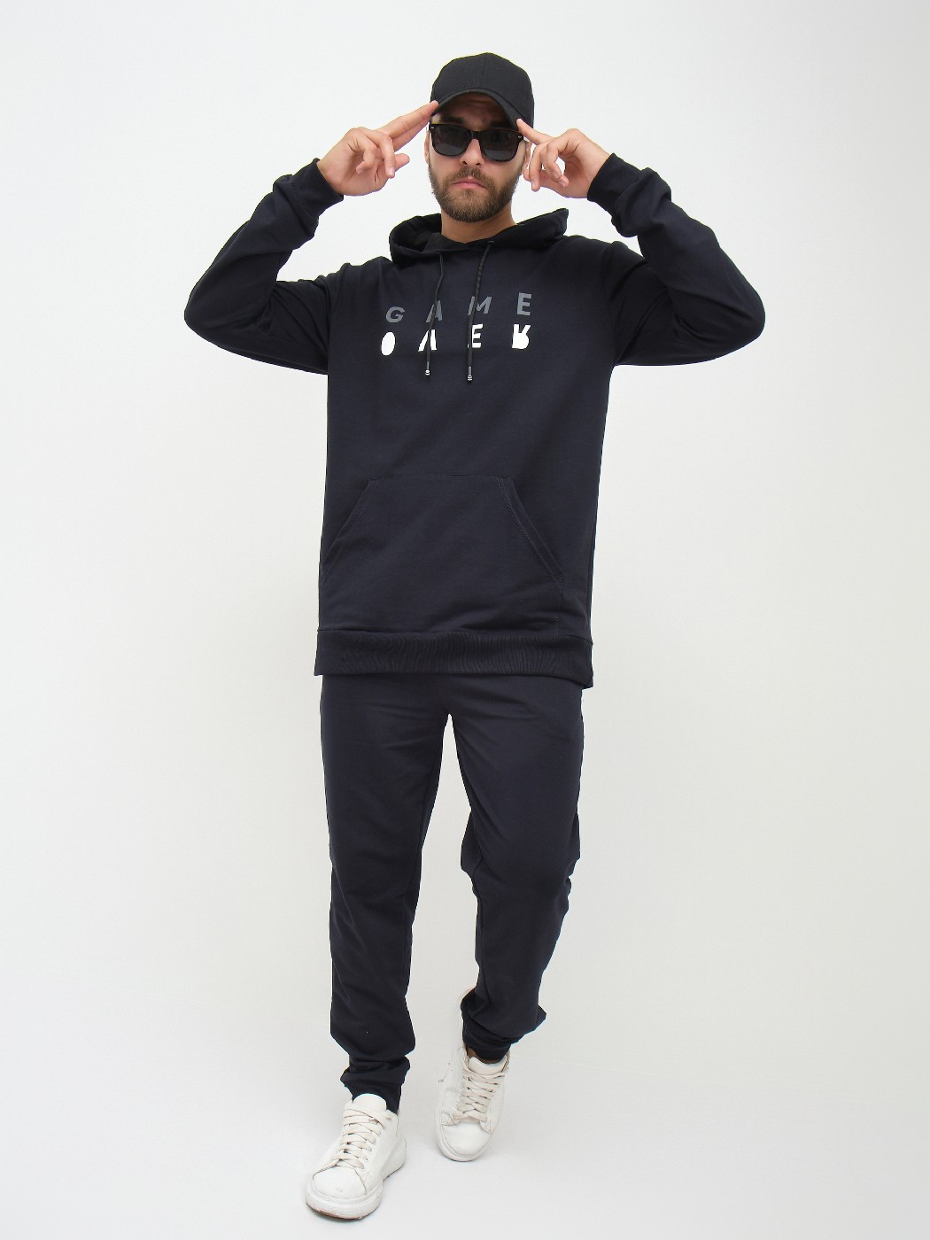 Костюм мужской Тайм 2-х нитка синий