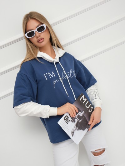 Толстовка женская Венди св.индиго