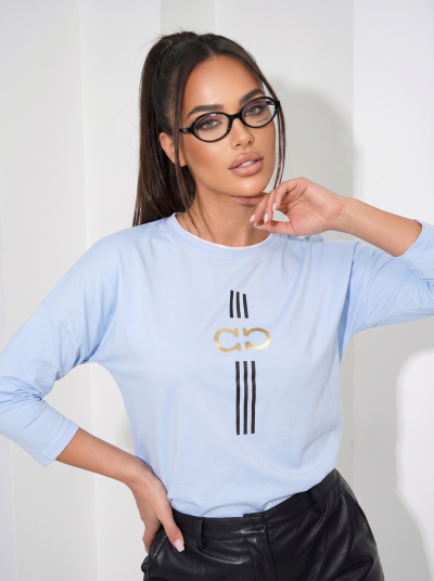 Лонгслив женский Мадлен св.голубой