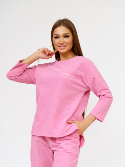 Толстовка женская Мегаполис розовый