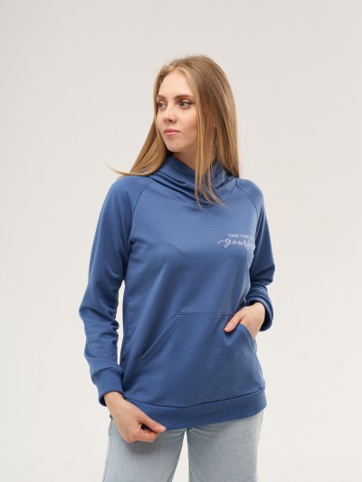 Толстовка женская ТЖФ-06 индиго