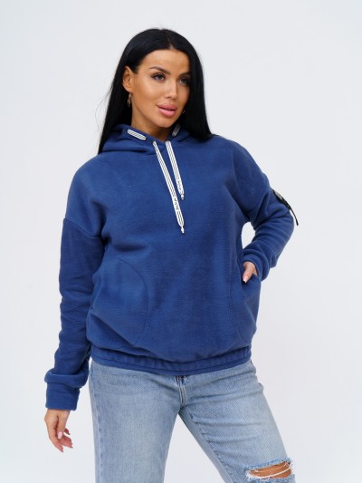 Толстовка Флис индиго