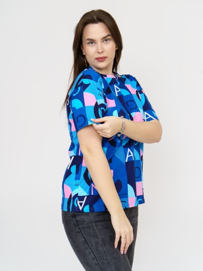 Футболка женская Краш синий