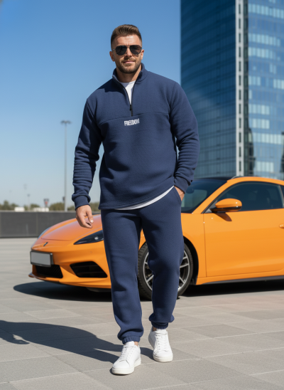 Костюм мужской Бэст флис индиго