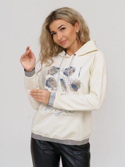 Толстовка женская Элен экрю