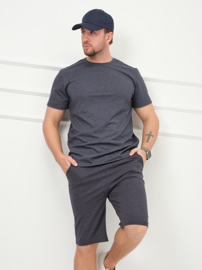 Костюм Эверест мужской синий меланж