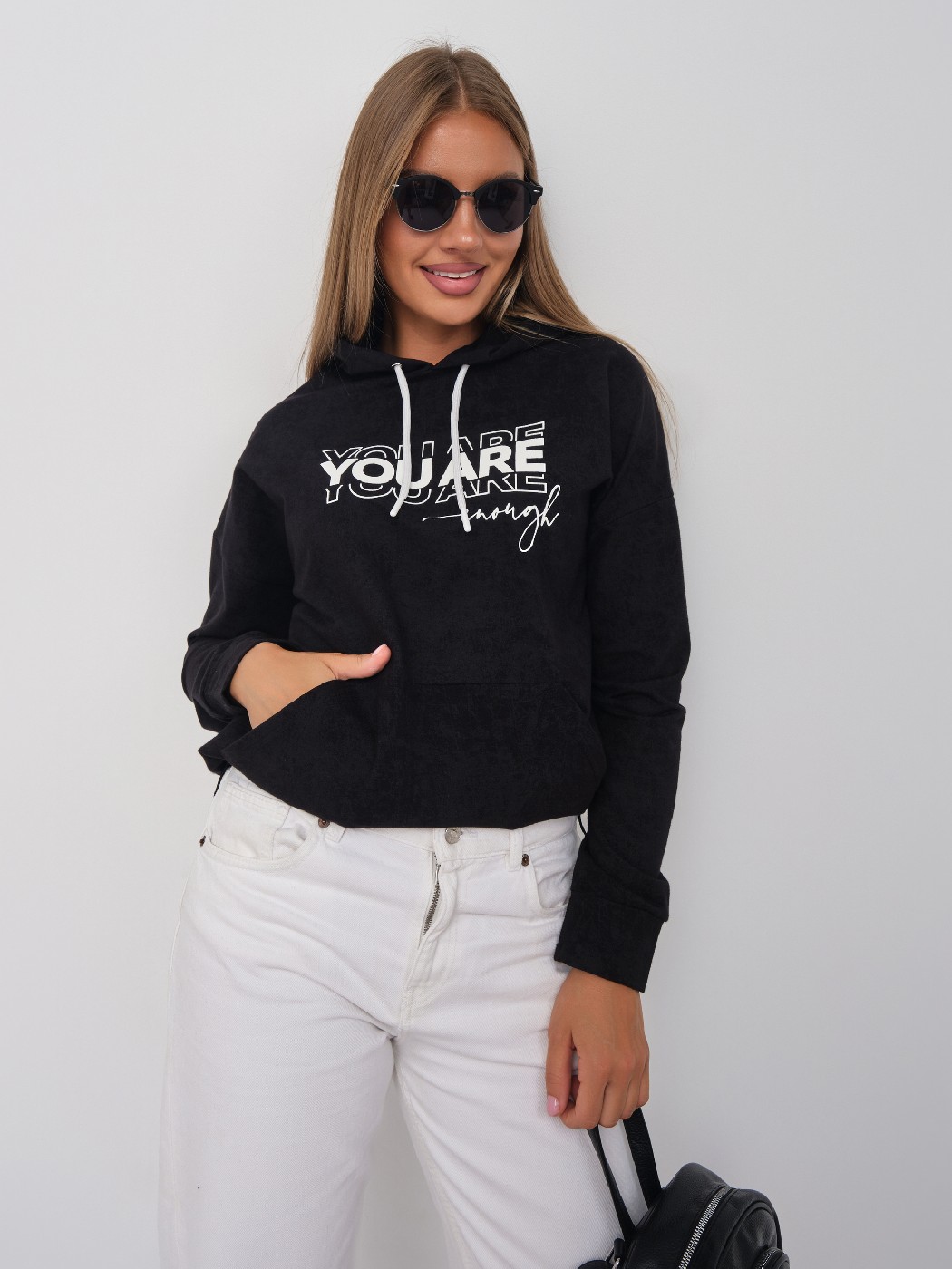 Толстовка женская Винтаж черный