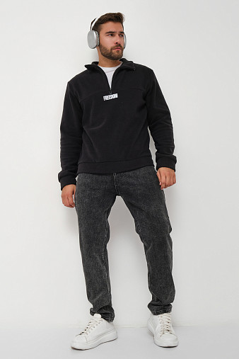 Толстовка муж. Драйв флис черный