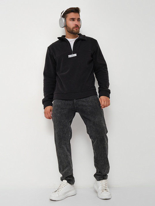 Толстовка муж. Драйв флис черный