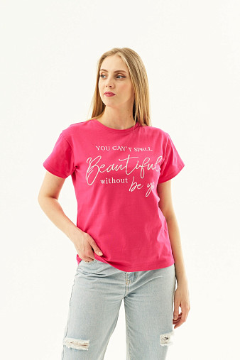 Футболка женская Эстель фуксия