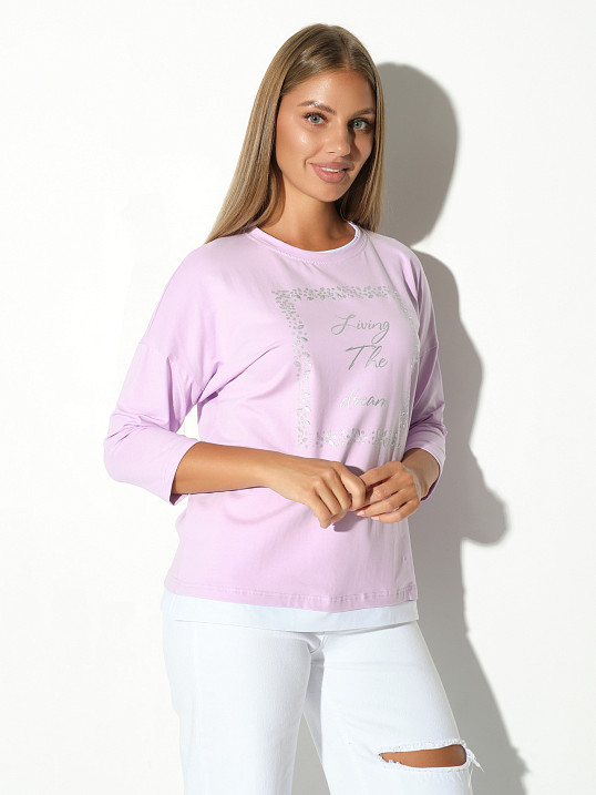 Лонгслив жен. Асти лаванда