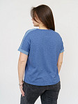 Футболка женская Моника индиго/меланж