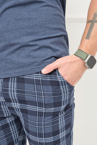 Костюм мужской Джой индиго/клетка