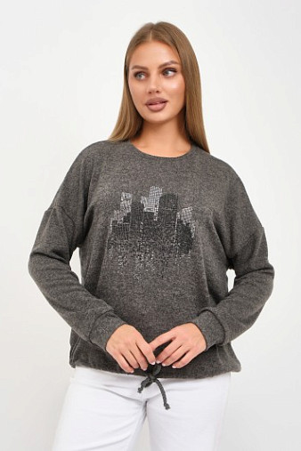 Джемпер женский Келли-2 серый