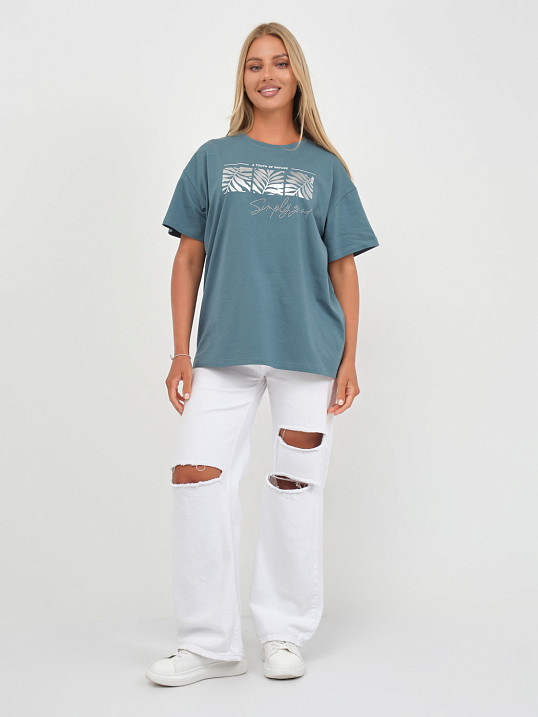 Футболка женская Рио изумруд