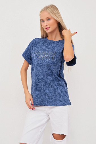 Футболка женская Арабеска св.индиго