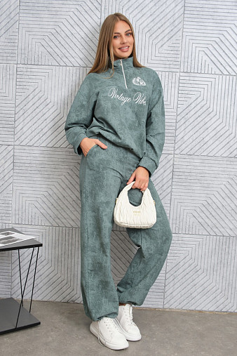 Костюм женский Верона варенка фисташка