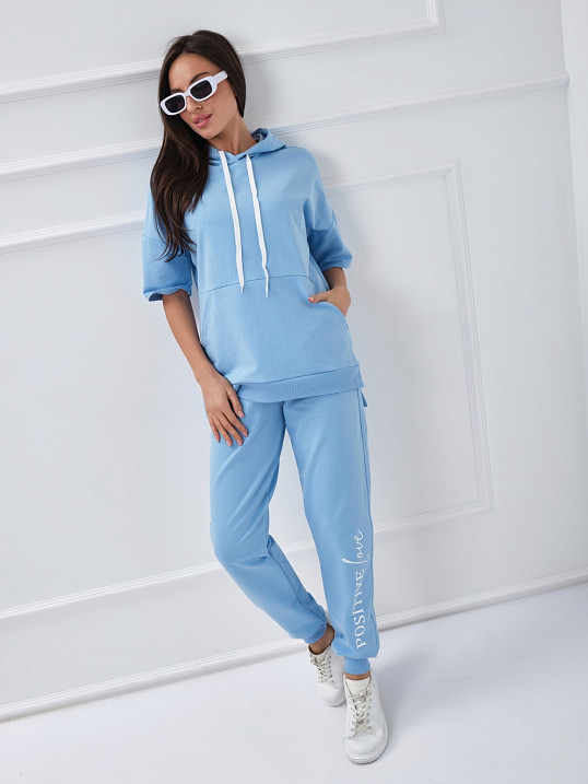 Костюм Мишель голубой