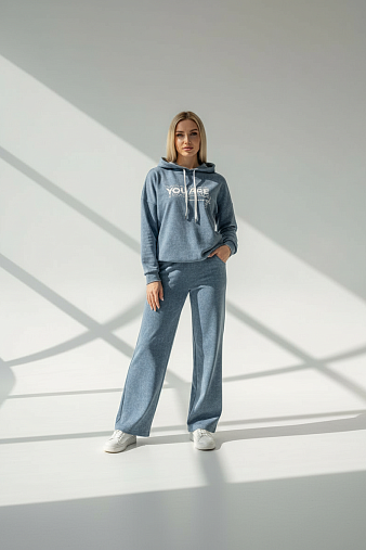 Костюм женский Винтаж варенка св.индиго