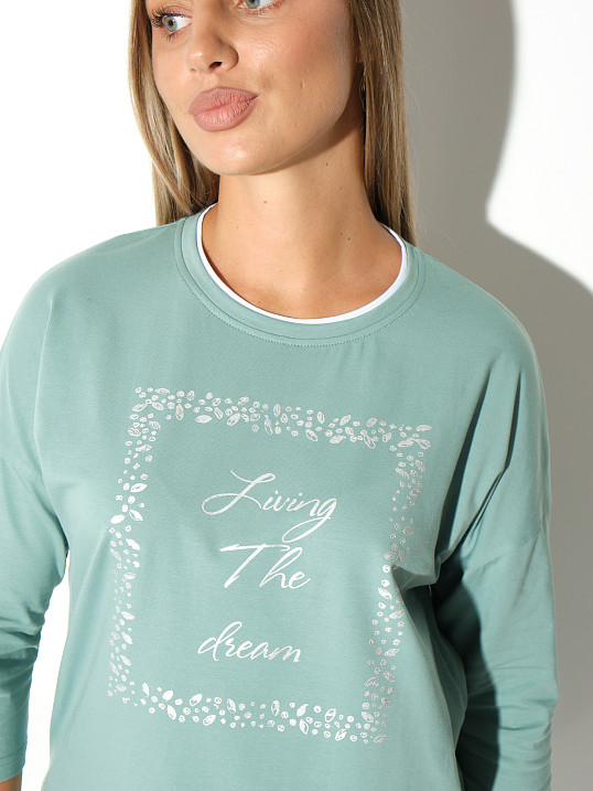 Лонгслив жен. Асти св.изумруд