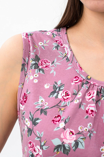 Майка Летнее признание брусника/цветы