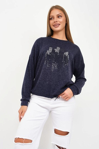 Джемпер женский Келли-2 синий