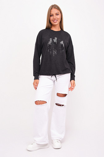 Джемпер жен. Сити ангора антрацит