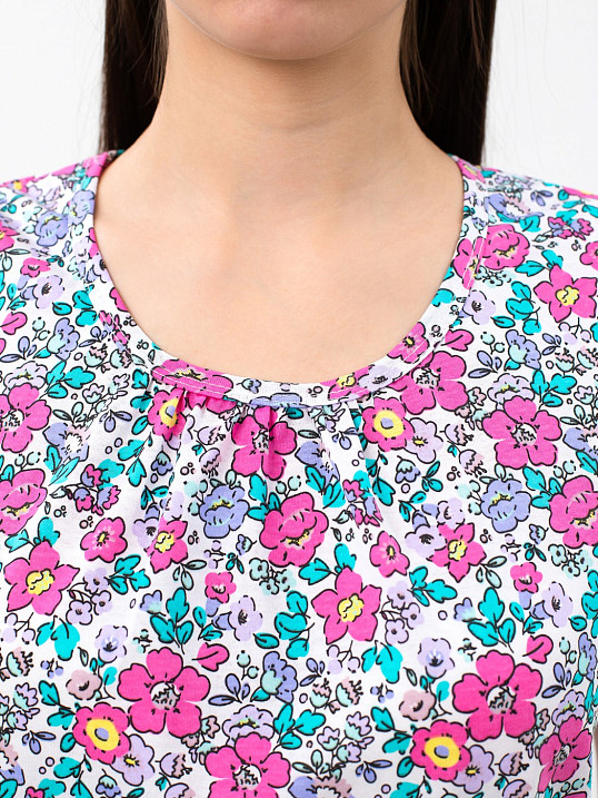 Майка Летнее признание мультиколор/цветы