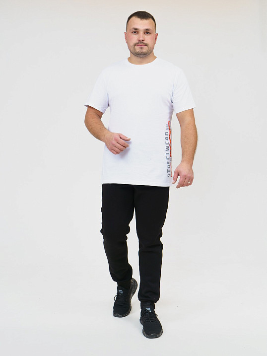 Брюки мужские футер 3-х нитка чёрный