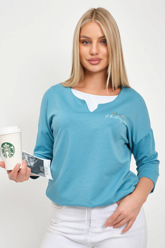 Свитшот женский Молли ментол