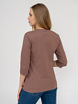 Лонгслив Элис рукав 3/4 какао
