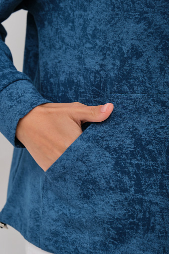 Толстовка женская Винтаж петроль