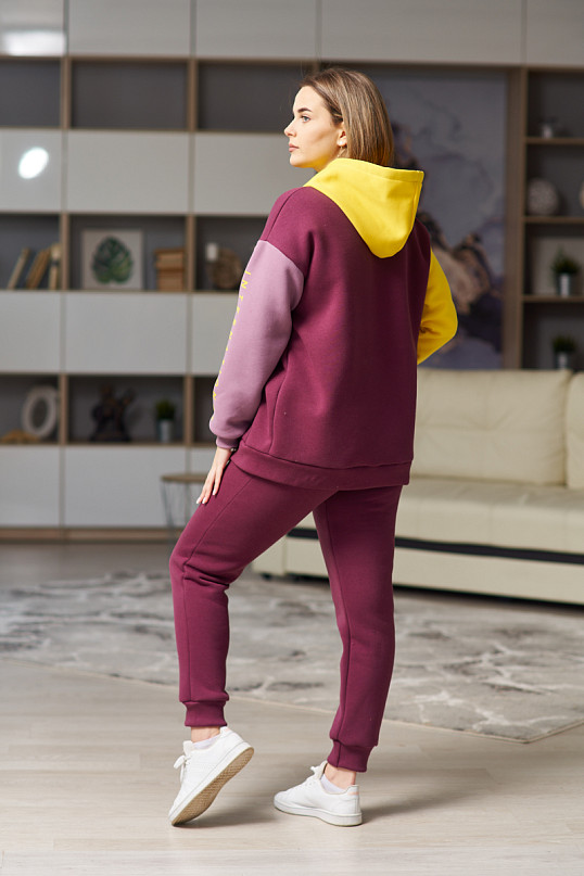 Костюм Геометрия марсала