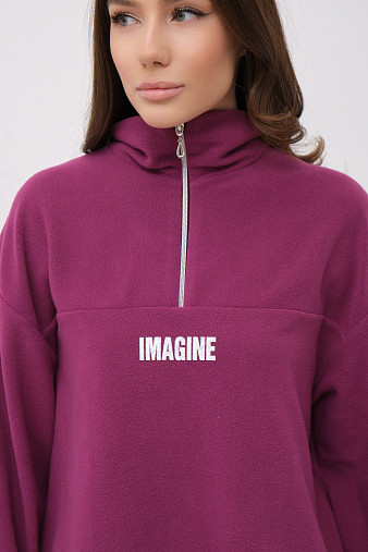 Костюм жен. Тренд-2 флис лиловый