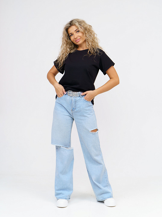 Футболка женская Классика черная