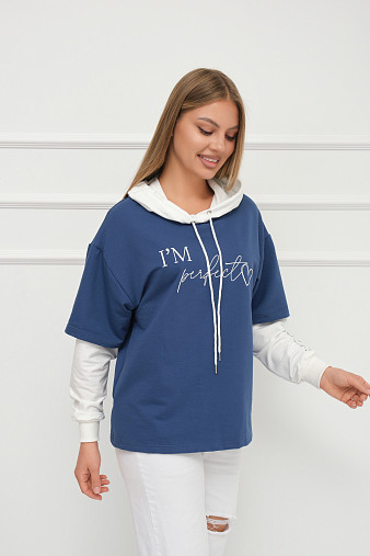 Толстовка женская Венди св.индиго