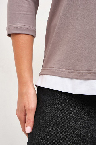 Лонгслив женский Тудей визон