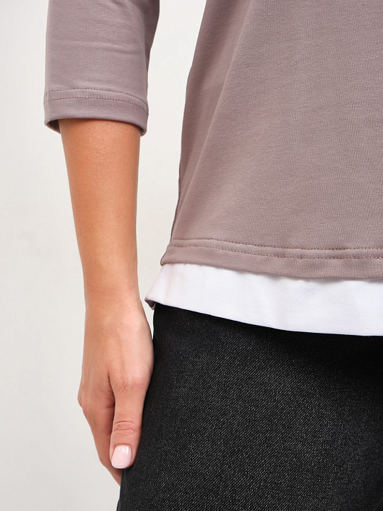 Лонгслив женский Тудей визон